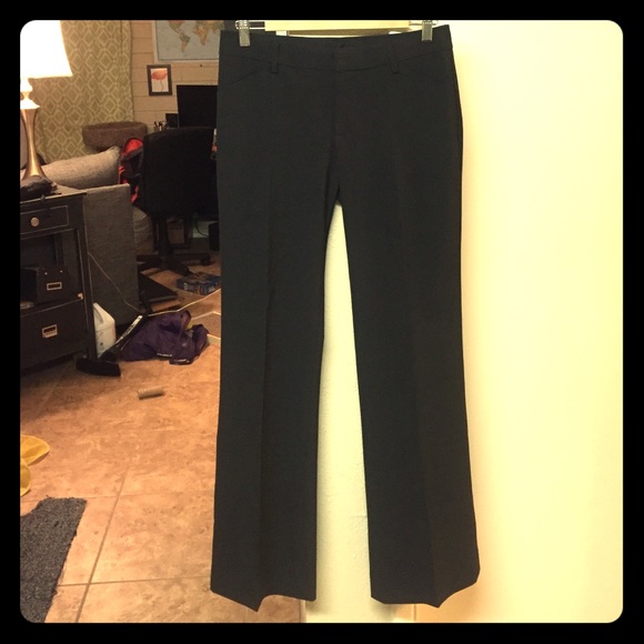 Gap Perfect Trouser Stretch Black Dress Slacks