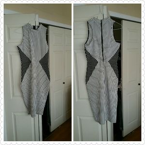 Black and white dress