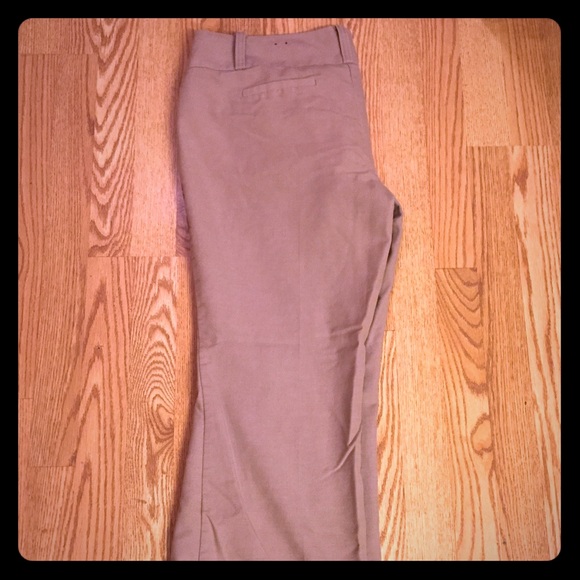 Khaki dress pants.