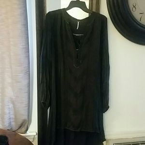 Free people peacemaker maker dress black