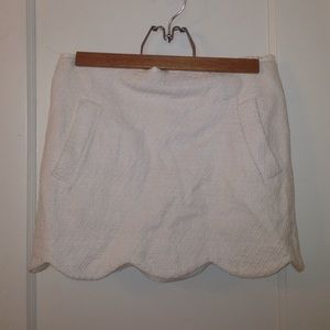 scalloped Topshop skirt
