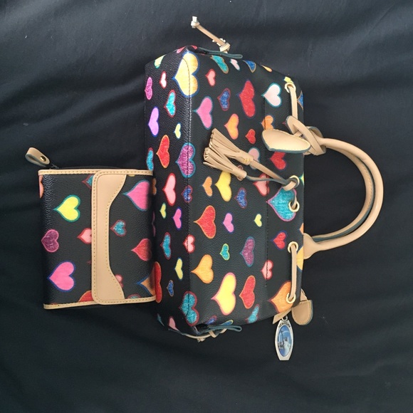 Heart Purse and Wallet Set