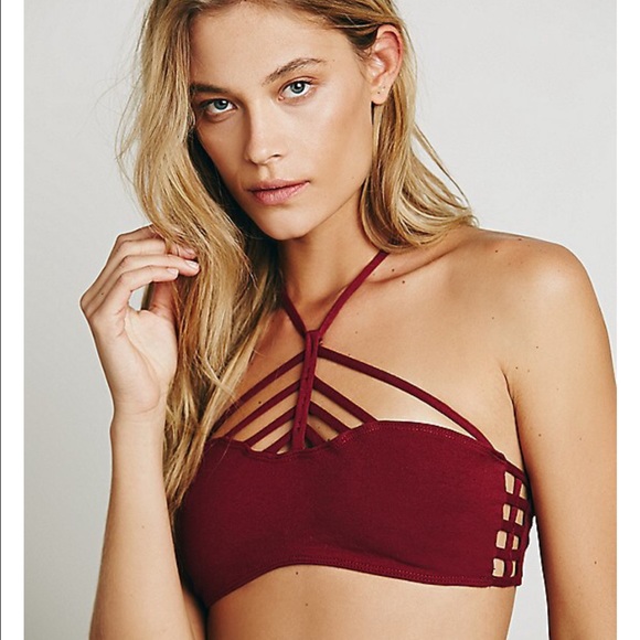 strappy front bra