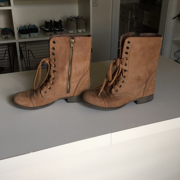 Tan Combat Boots
