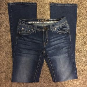 Dark Wash Long Bootcut Jeans