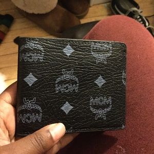 black mcm wallet