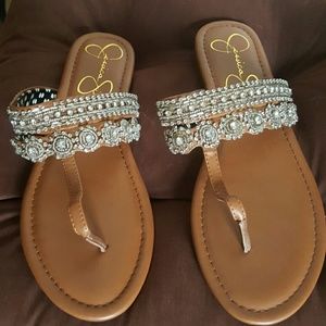 Jessica Simpson jeweles sandals