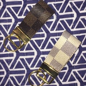 Key Holders made from authentic LV Canvas