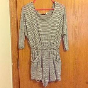 Urban Outfitters Quarter-Sleeve Romper