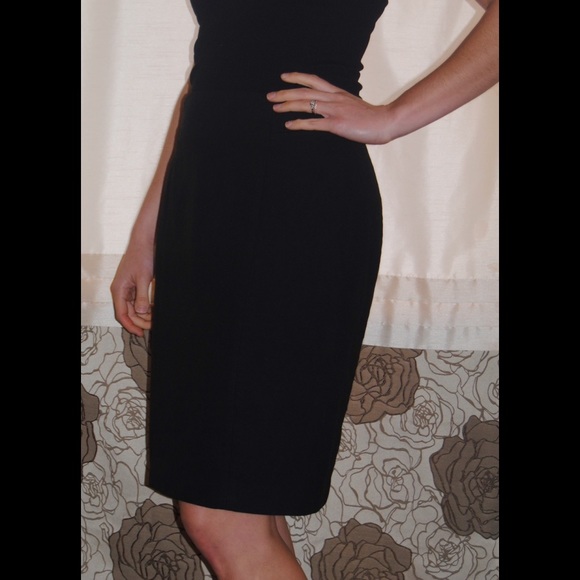 Ann Taylor Loft Black Pencil Skirt Size 6