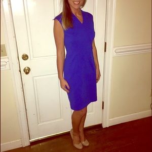 Calvin Klein Asymmetrical cut business dress