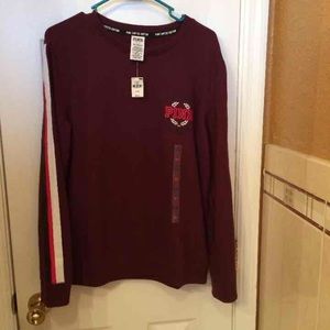 Victoria's Secret PINK burgundy sweater size L