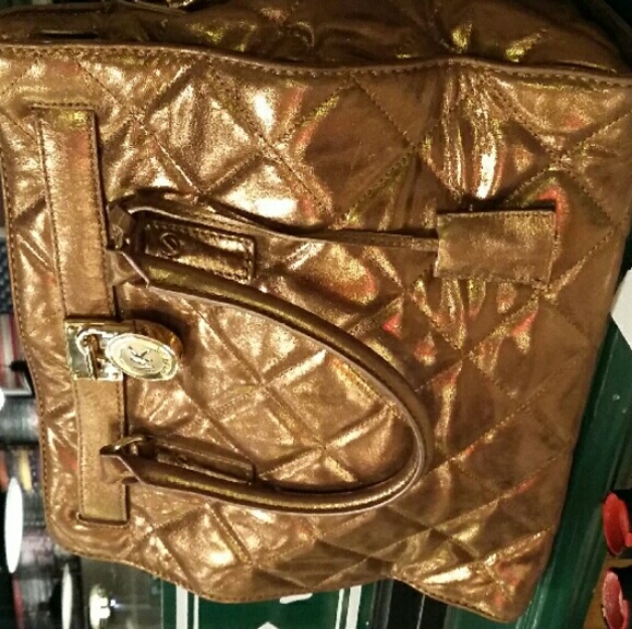 Gorgeous 24k Rare Michael kors quilted Hamilton - Picture 1 of 4