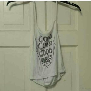 Super cute good vibes halter!