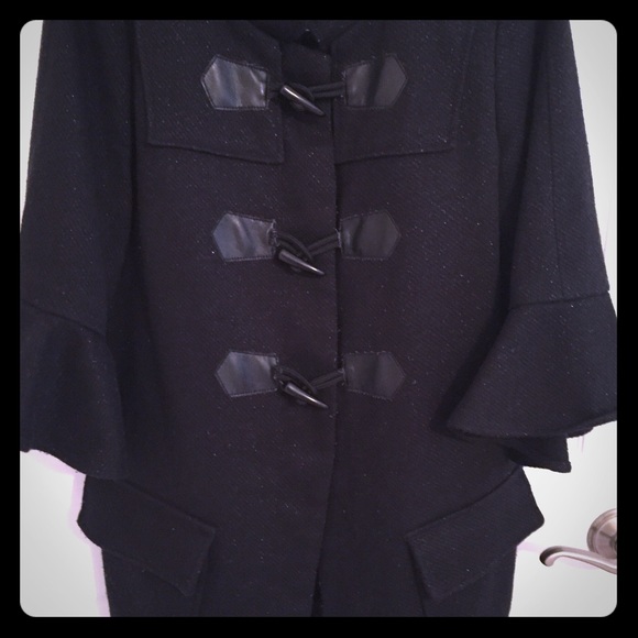 Bell Sleeve Vera Wang Peacoat