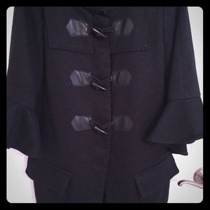 Bell Sleeve Vera Wang Peacoat