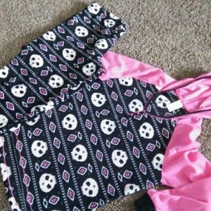 Faded Glory Skull PJ Set