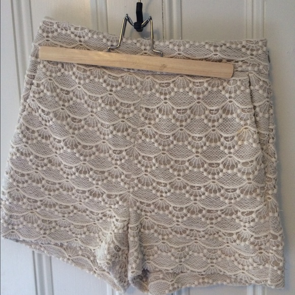 Express high-waisted shorts