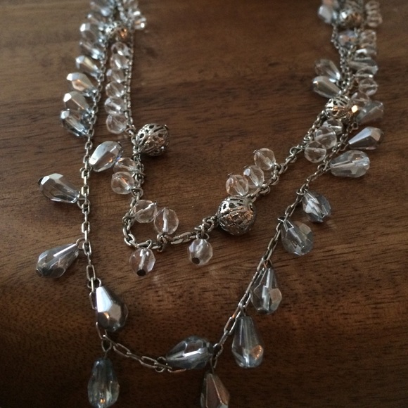 Ice and silver cocktail necklace 💎 by Express