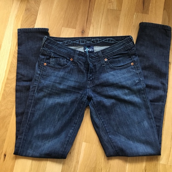Genetic Denim Jeans w/ Ankle Zipper (Size 25)