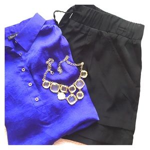 Black dressy shorts, never worn