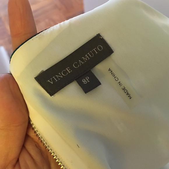 Vince Camuto abstract multicolor print dress - Picture 4 of 4