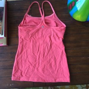 Pre loved size 4 lulu lululemon power Y tank