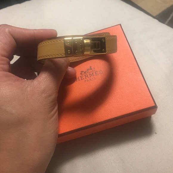 Hermes kelly double tour bracelet