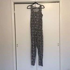 MATERNITY long pant sleeveless romper, sz MED