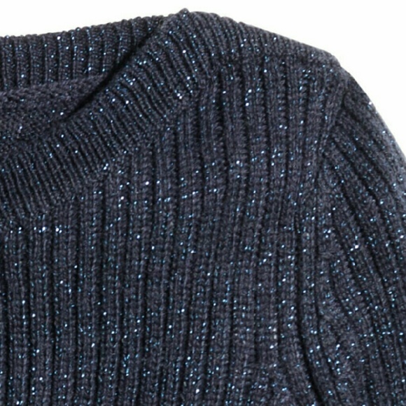 H&M Sparkly Navy Sweater - Picture 3 of 4