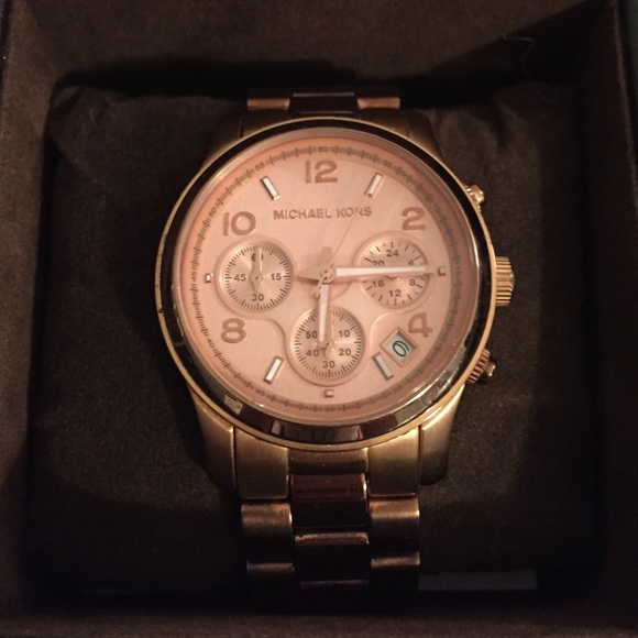 Michael Kors Rose Gold Stainless Steel Watch