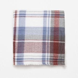 Zara blanket plaid scarf