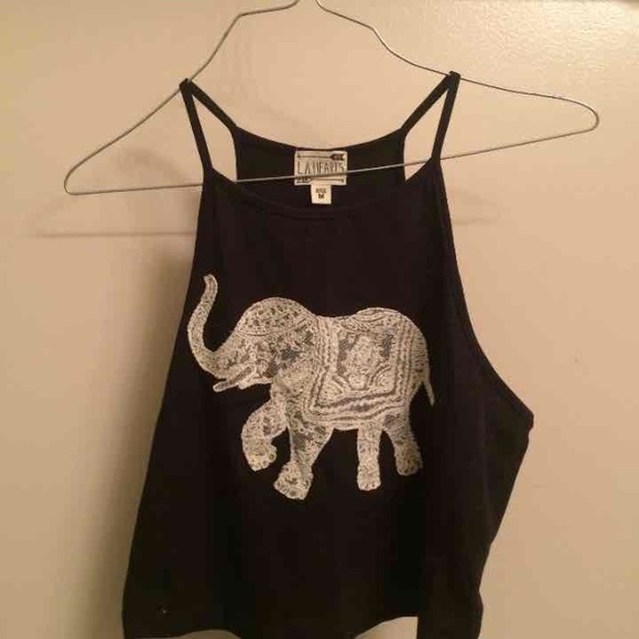 Elephant crop top 🐘