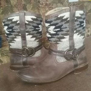 Frye shirley harness boots