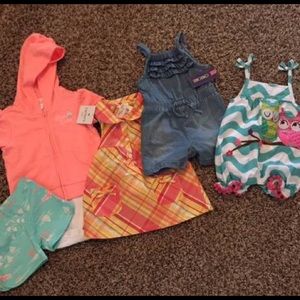 NWT Baby girl 6-9 mo clothing