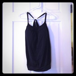 Lands end tankini blouson swim top.