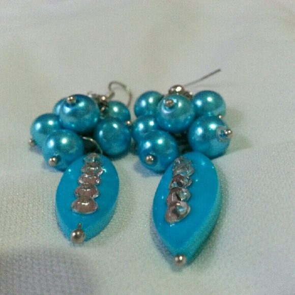 Blue earrings