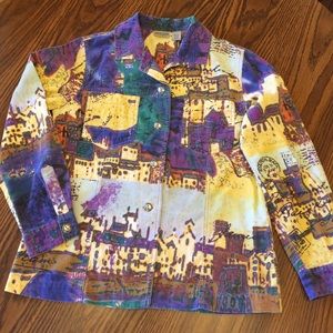 Soft corduroy tailored shirt, size S