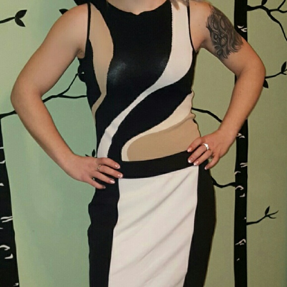 Worthington Black & White Pencil Skirt