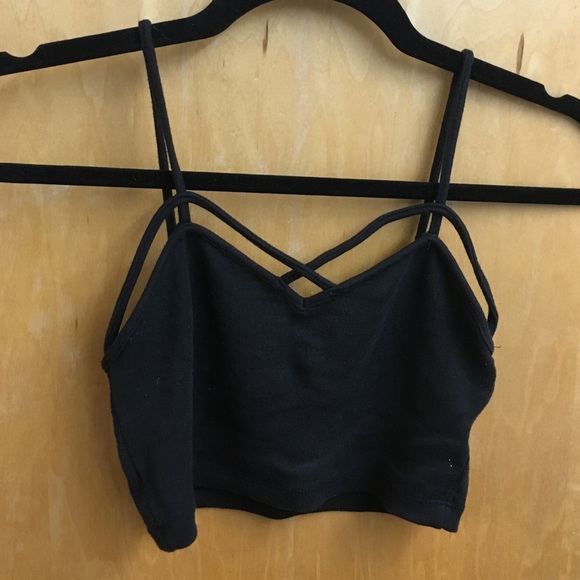 Brandy Melville cross strap bralette