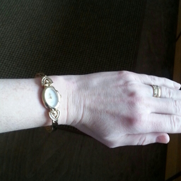 Mother of Pearl & Genuine Diamond Watch main image 4