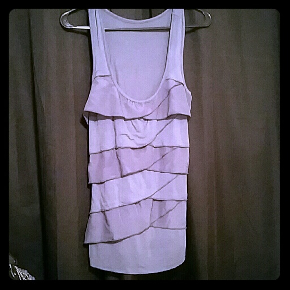 Ruffled tank
