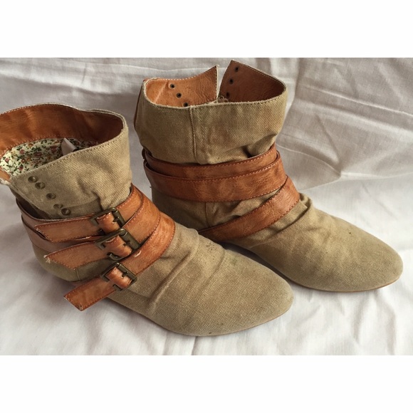 Forever 21 Shoes - Buckled Booties