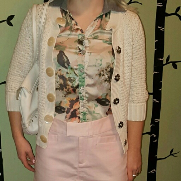 Banana Republic Pastel Pink Stretch Pencil Skirt