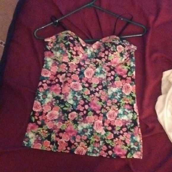 Floral tank top