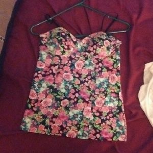 Floral tank top