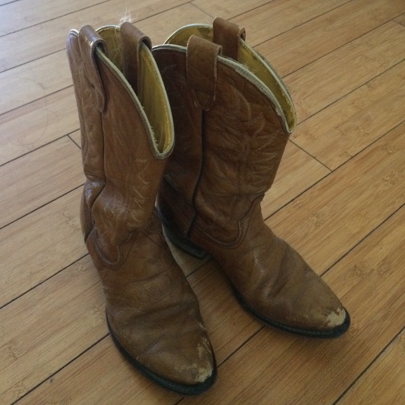 Vintage 5.5 cowboy festival boots - Picture 1 of 4