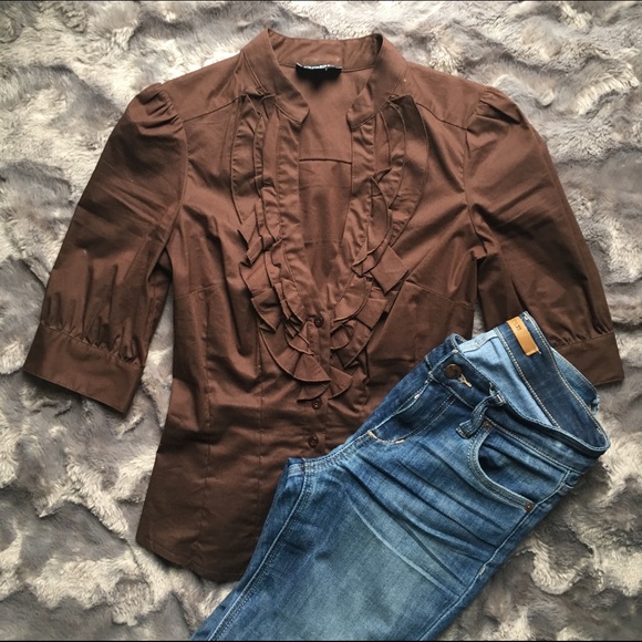 Bebe Poplin Top - Picture 2 of 4