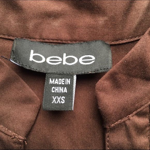 Bebe Poplin Top - Picture 4 of 4