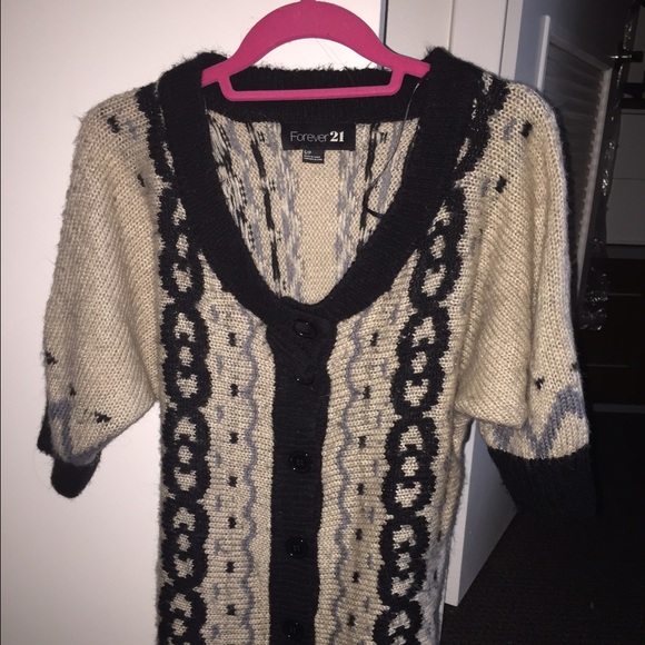 Button Up Forever 21 Sweater - Picture 2 of 2